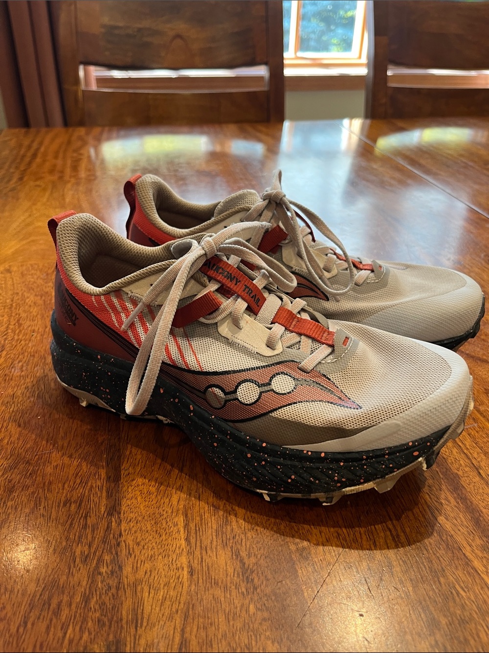 Saucony Endorphin Edge Orange and White